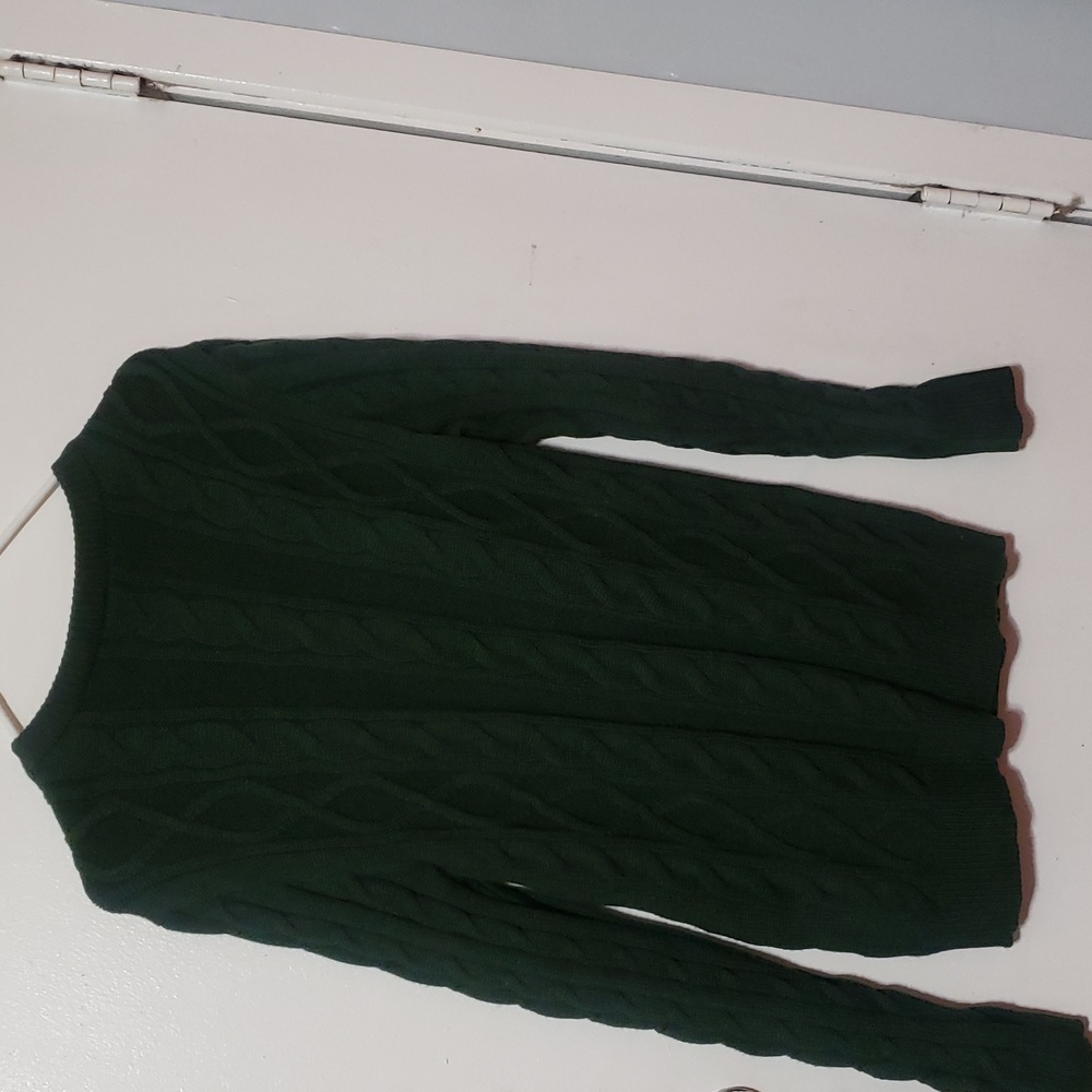 DISNEY Pixar Toy Story Alien Cable Knit Sweater L - Picture 2 of 4